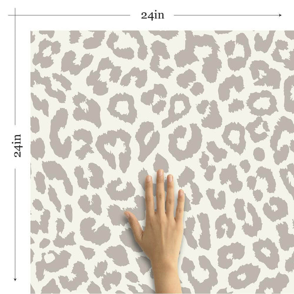 Tan Animal Print Removable Wallpaper