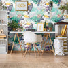 White and Purple Bird Animal Removable Wallpaper 2631| Walls By Me