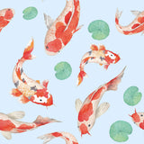 PInk and Orange Botanical Animal Removable Wallpaper 8771| Walls By Me