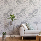 enchanted forest with lots of friendly animals removable wallpaper