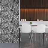 Grey Animal Print Removable Wallpaper 2304| Walls By Me