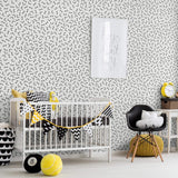 Black Lines Basic Peel and Stick Removable Wallpaper