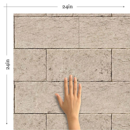 Beige Concrete Texture Peel and Stick Removable Wallpaper