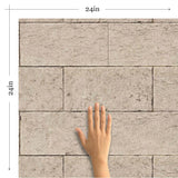 Beige Concrete Texture Peel and Stick Removable Wallpaper