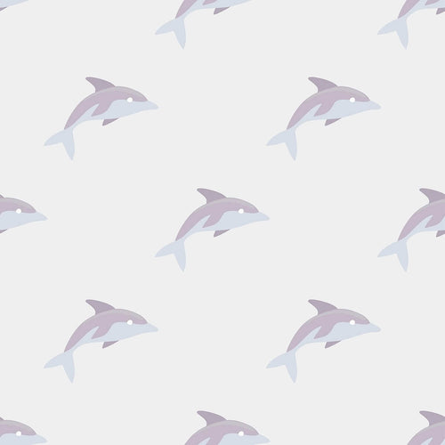 Silver and Gray Animals Baby Removable Wallpaper 1552| Walls By Me