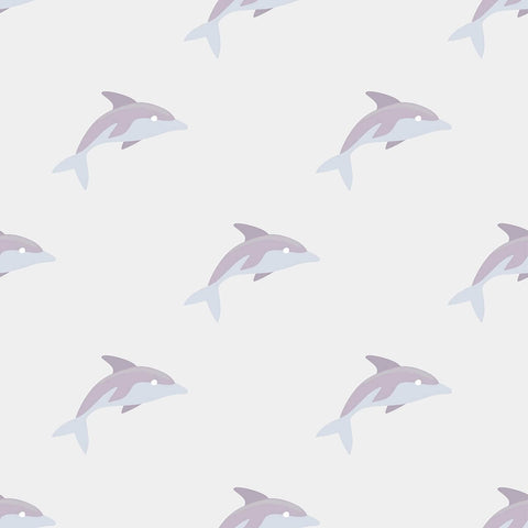 Silver and Gray Animals Baby Removable Wallpaper 1552| Walls By Me