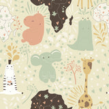 Wallpaper Sample for Kids Animal Theme Designer Selection 003
