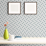 Charcoal Geometric Basic Removable Wallpaper 0814| Walls By Me