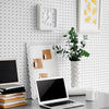 Silver Geometric Basic Removable Wallpaper 8838| Walls By Me