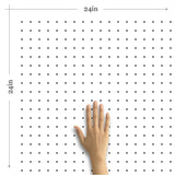 Silver Geometric Basic Removable Wallpaper 8838| Walls By Me