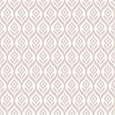 Beige Lattice Peel and Stick Removable Wallpaper