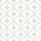 Beige Flowers Peel and Stick Removable Wallpaper