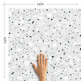 Simplicity laced with a suave edge often makes for a direct route to perfection. Case in point – this unique peel and stick wallpaper bearing a lovely terrazzo pattern in a grayscale palette. Position, remove and reposition it to your heart’s content, because it’s versatile enough to complement just about every design style and setting in your home!