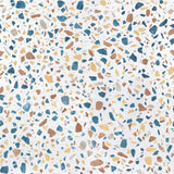 Orange Terrazzo Basic Peel and Stick Removable Wallpaper