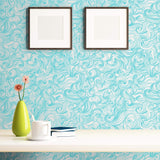 Blue Japanese Basic Removable Wallpaper 5029| Walls By Me