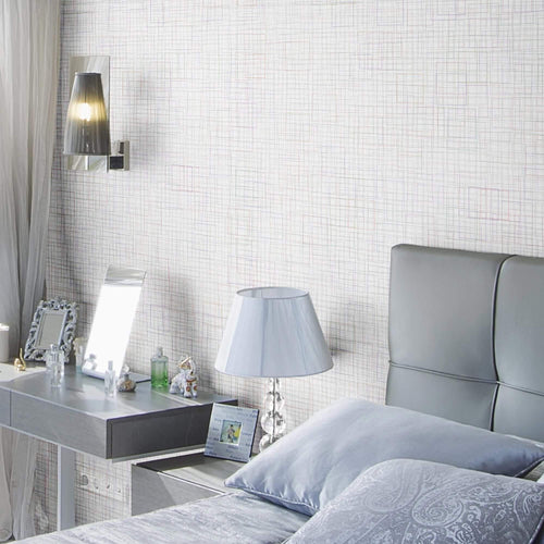 White Geometric Basic Removable Wallpaper 5015| Walls By Me