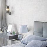 White Geometric Basic Removable Wallpaper 5015| Walls By Me