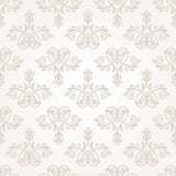 Taupe Damask Basic Removable Wallpaper 6297| Walls By Me