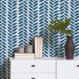 Blue Modern Basic Removable Wallpaper 23_a | Walls By Me