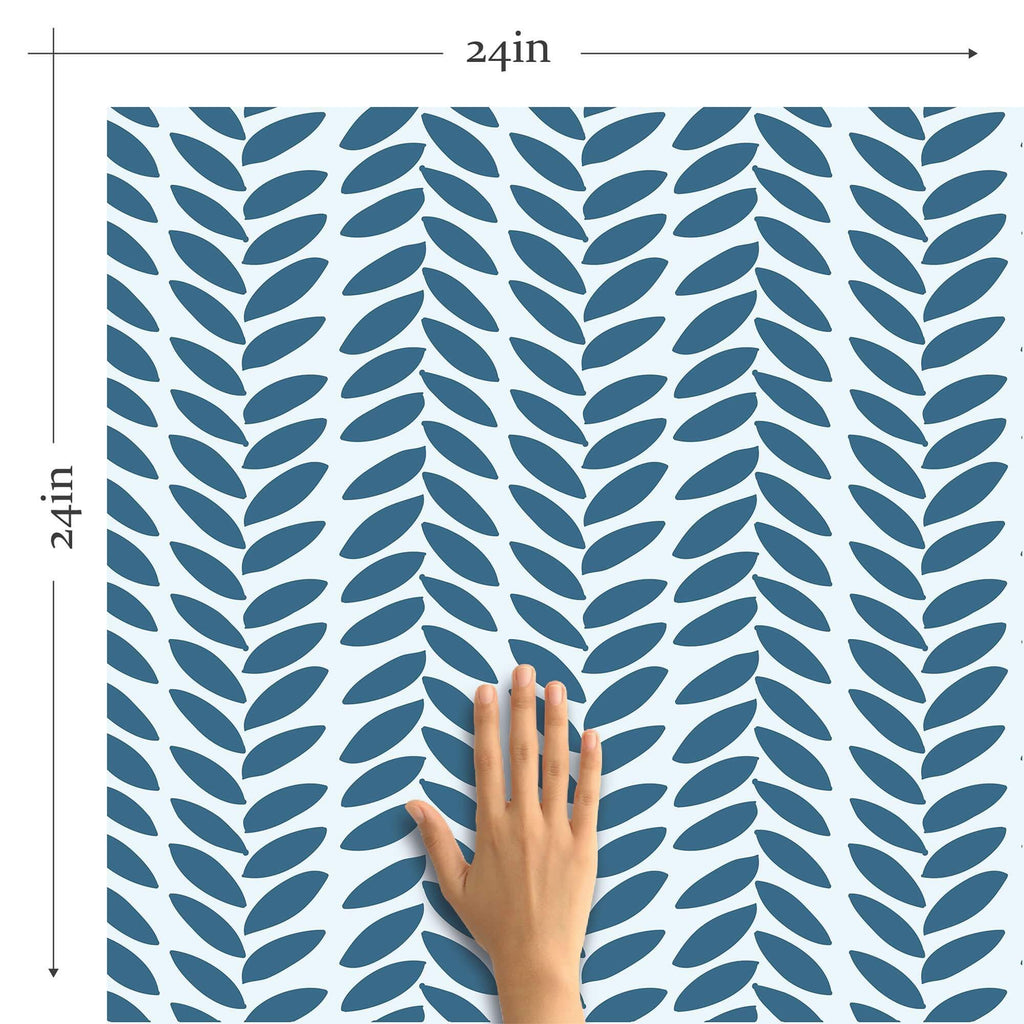 Blue Modern Basic Removable Wallpaper | Walls By Me