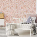 Coral Rusty Rain Drops Basic Removable Wallpaper 23_b | Walls By Me