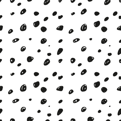 White and Black Seamless Basic Removable Wallpaper 2232| Walls By Me