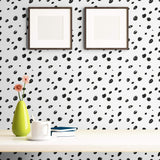White and Black Seamless Basic Removable Wallpaper 2232| Walls By Me