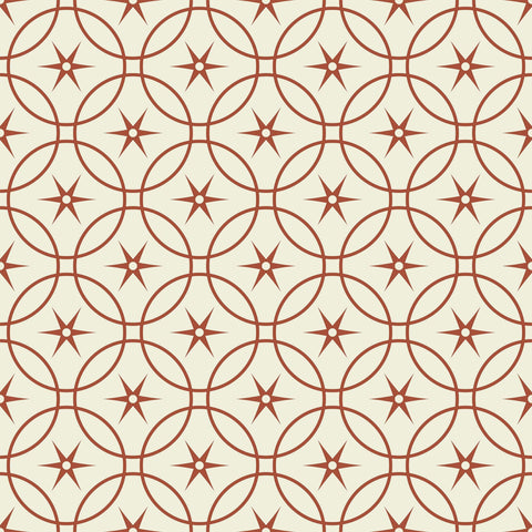 Brown and Beige Geometric Basic Peel and Stick Removable Wallpaper