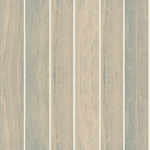 Beige Faux Shiplap Peel and Stick Removable Wallpaper