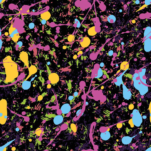 Yellow and Green Abstract Children Removable Wallpaper 6012| Walls By Me