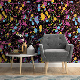 Yellow and Green Abstract Children Removable Wallpaper 6012| Walls By Me