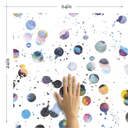 White Abstract Children Removable Wallpaper 7012| Walls By Me