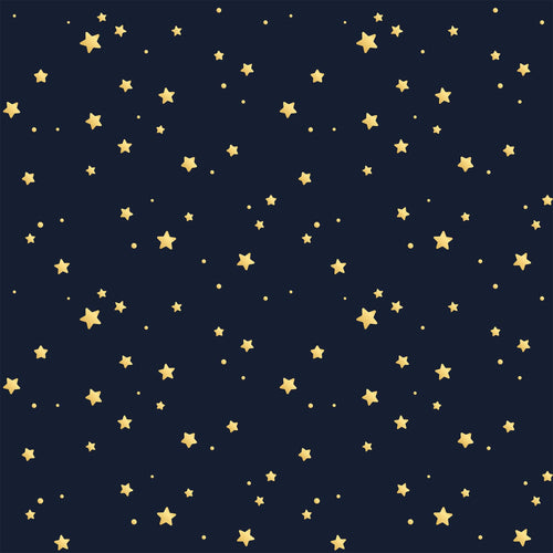 Yellow Star Children Peel and Stick Removable Wallpaper