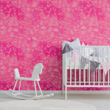 Pink Royalty Children Removable Wallpaper 9469| Walls By Me