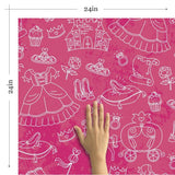 Pink Royalty Children Removable Wallpaper 9469| Walls By Me