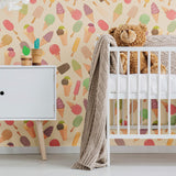 White Food Children Removable Wallpaper 0547| Walls By Me
