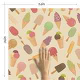 White Food Children Removable Wallpaper 0547| Walls By Me
