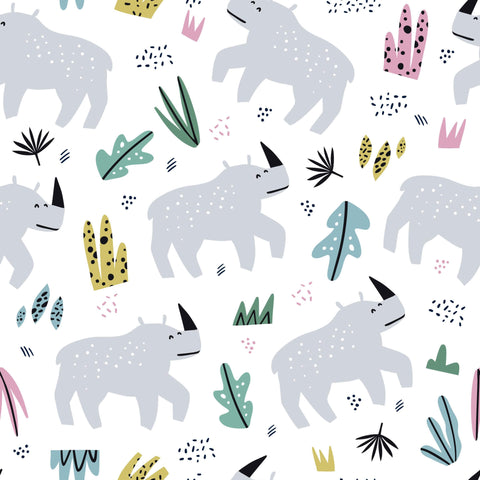 Grey Kids Children Removable Wallpaper 0054 | Walls By Me