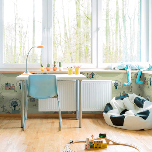 Green Map Children Removable Wallpaper 6751| Walls By Me