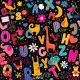 Neon Fantasy Children Peel and Stick Removable Wallpaper