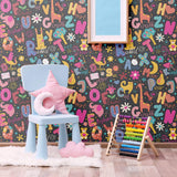 Neon Fantasy Children Peel and Stick Removable Wallpaper