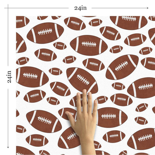 White and Brown Sports Children Removable Wallpaper 4982| Walls By Me