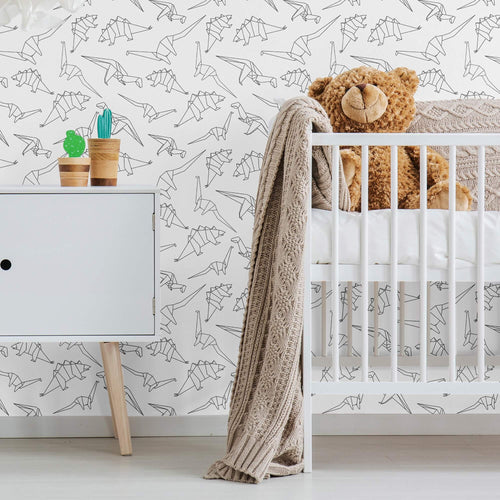 Black Animals Children Peel and Stick Removable Wallpaper
