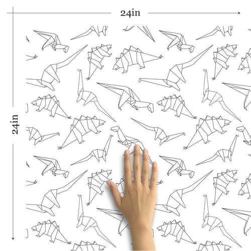 Black Animals Children Peel and Stick Removable Wallpaper