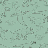 Green Animals Children Peel and Stick Removable Wallpaper