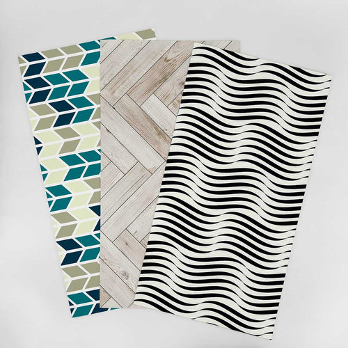 Wallpaper Sample for Bathroom Geometric Theme Designer Selection 001