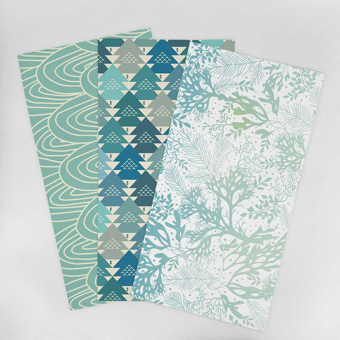 Wallpaper Sample for Bathroom Green and Similar Tones 001