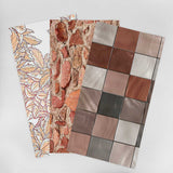 Wallpaper Sample for Bathroom Red, Orange and Similar Tones 001