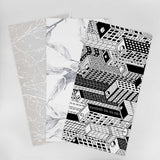 Wallpaper Sample for Bedroom Black and White , Gray and Similar Tones 001