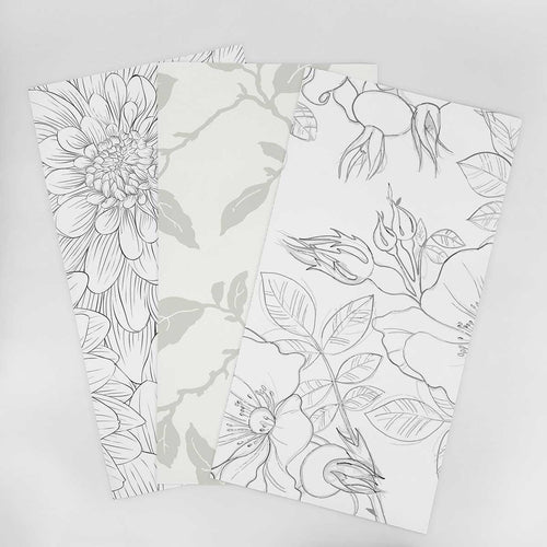 Wallpaper Sample for Bedroom Floral Theme Designer Selection 001